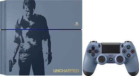 Playstation 4 Console, 1TB Uncharted Grey Blue (No Game